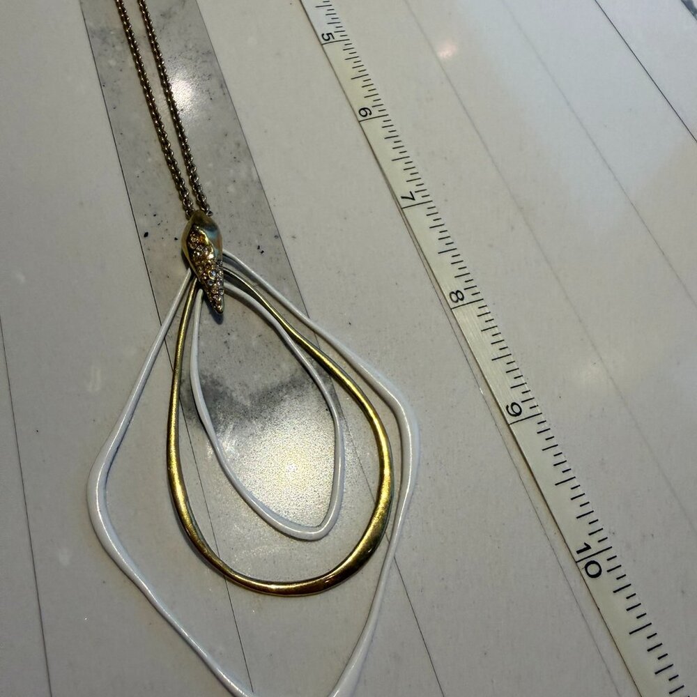 Alexis Bittar Geometric Pendant Necklace